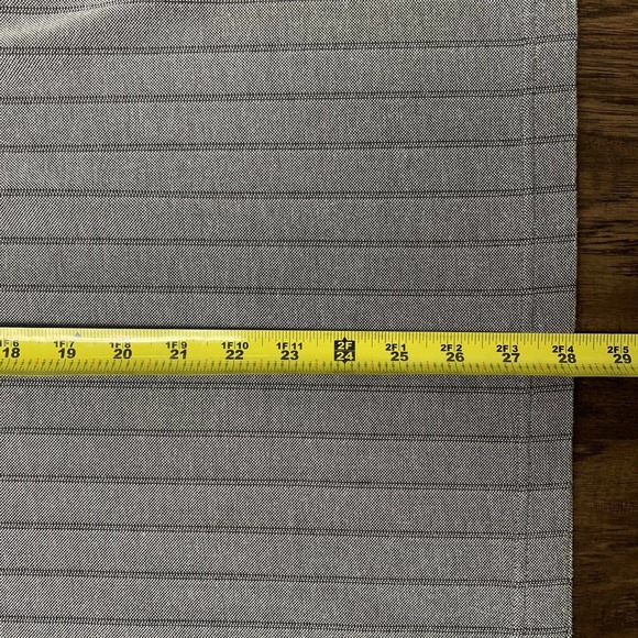 Nat Nast Mens Large Gray Striped Polo Shirt Rayon Polyester Blend Soft - Picture 5 of 12